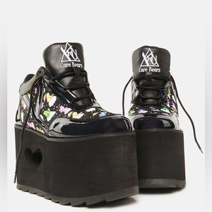 YRU Qozmo Lo Care Bears Platform Sneakers